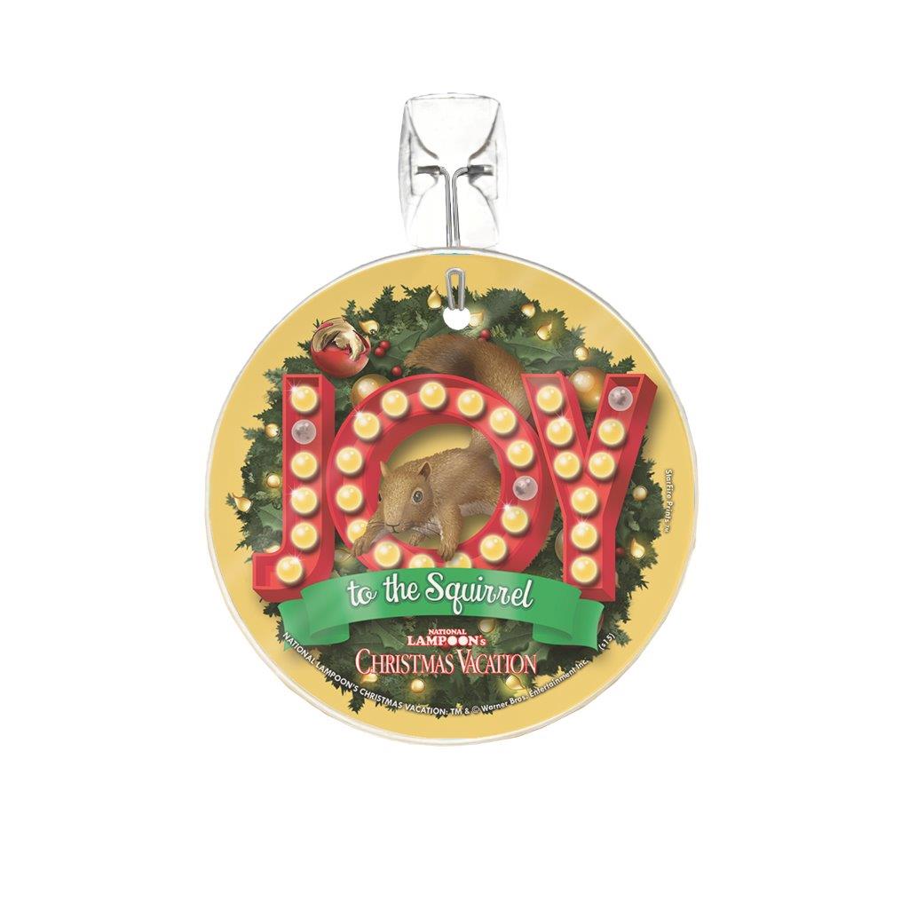 National Lampoons Christmas Vacation (Joy to the Squirrel) StarFire Prints™ Glass Art SPCIR512