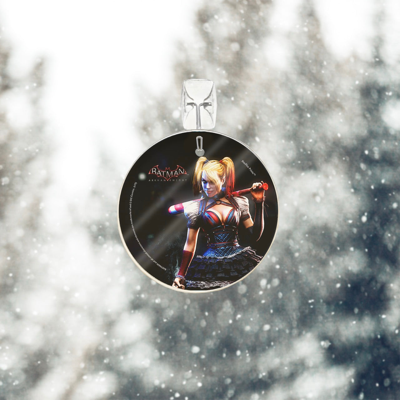 DC Comics (Batman: Arkham Knight - Harley Quinn) StarFire Prints™ Glass Art SPCIR544