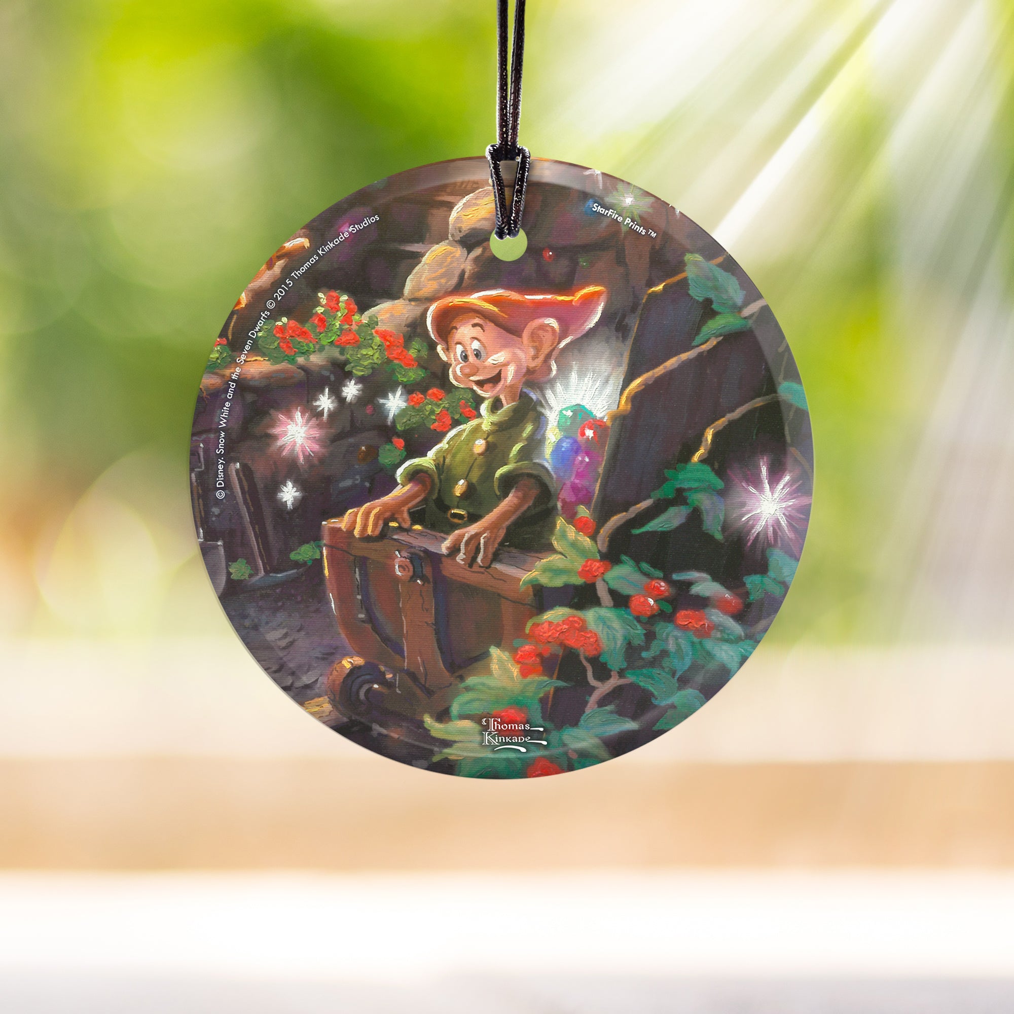 Disney (Snow White - Dopey) StarFire Prints™ Hanging Glass Print SPCIR560