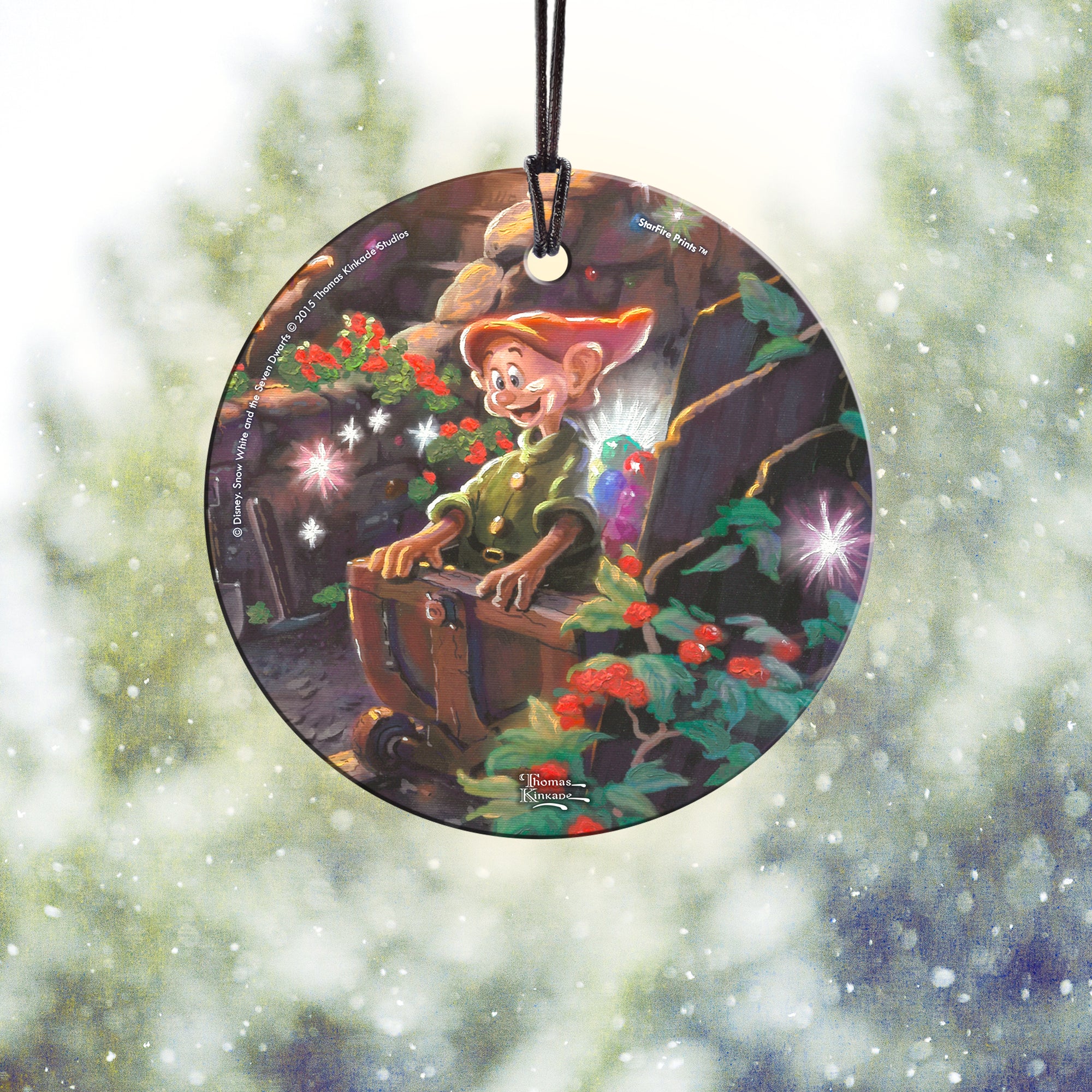 Disney (Snow White - Dopey) StarFire Prints™ Hanging Glass Print SPCIR560