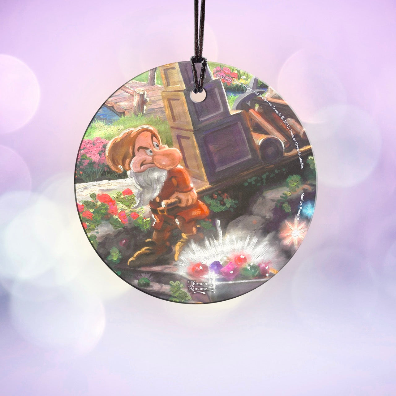 Disney (Snow White and the Seven Dwarfs – Grumpy) StarFire Prints™ Hanging Glass Print SPCIR562
