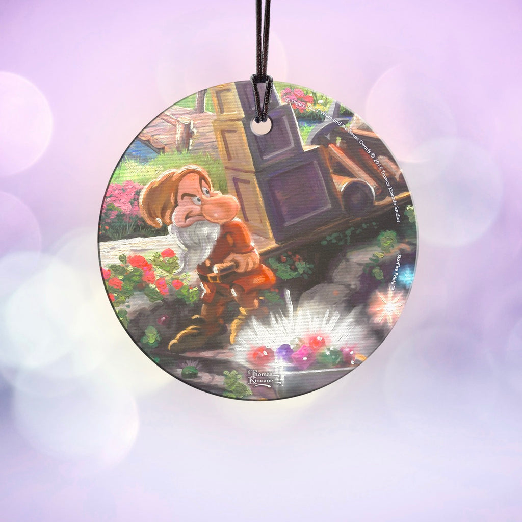Disney (Snow White and the Seven Dwarfs – Grumpy) StarFire Prints™ Hanging Glass Print SPCIR562