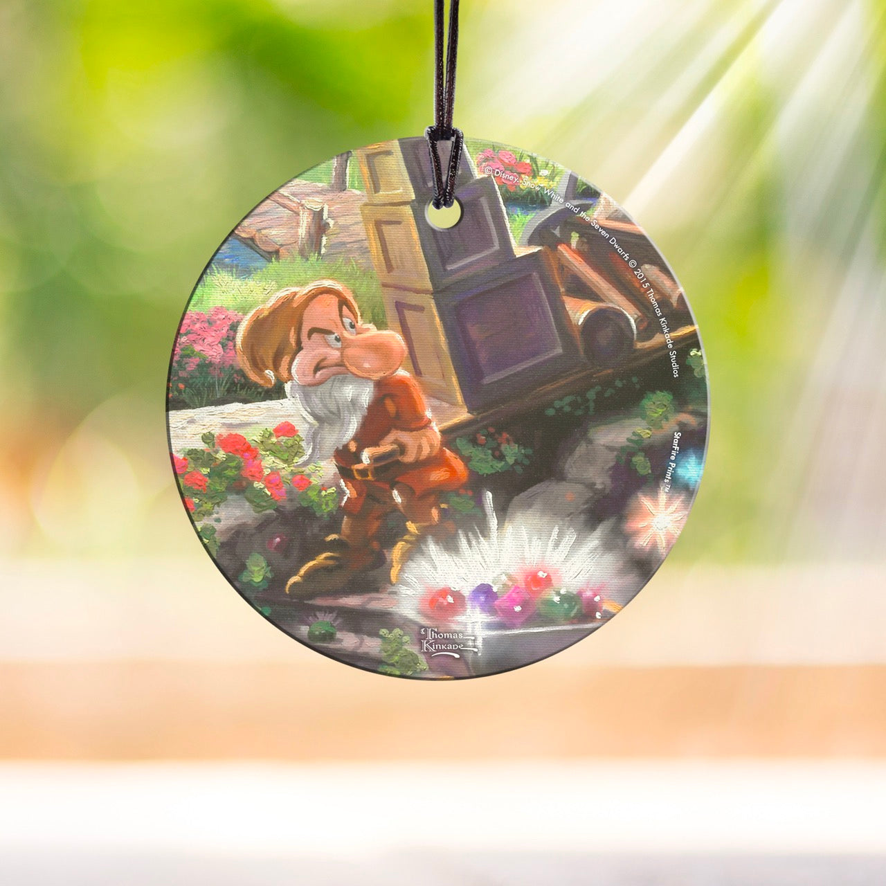 Disney (Snow White and the Seven Dwarfs – Grumpy) StarFire Prints™ Hanging Glass Print SPCIR562