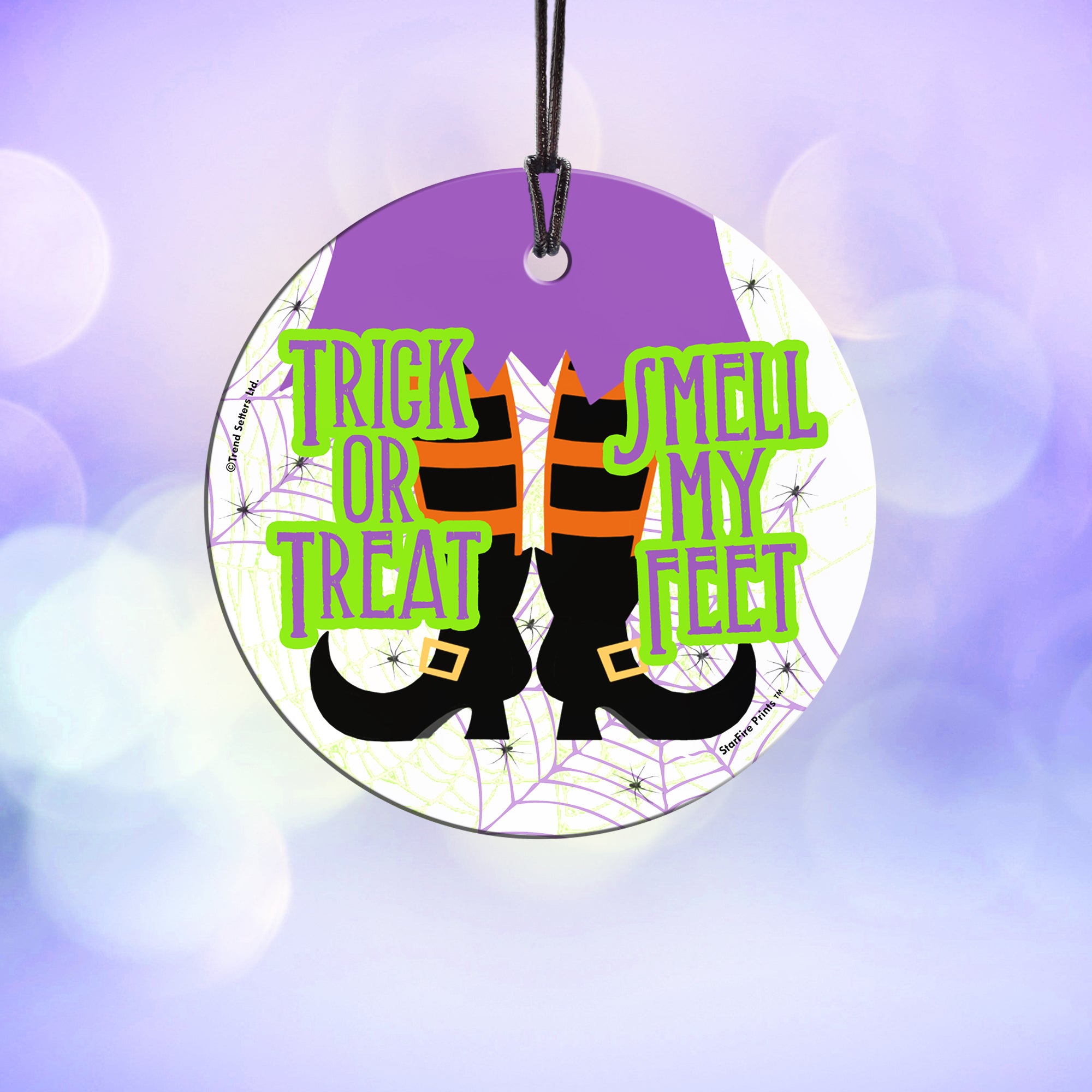 Halloween Collection (Smell My Feet) StarFire Prints™ Hanging Glass Print SPCIR564