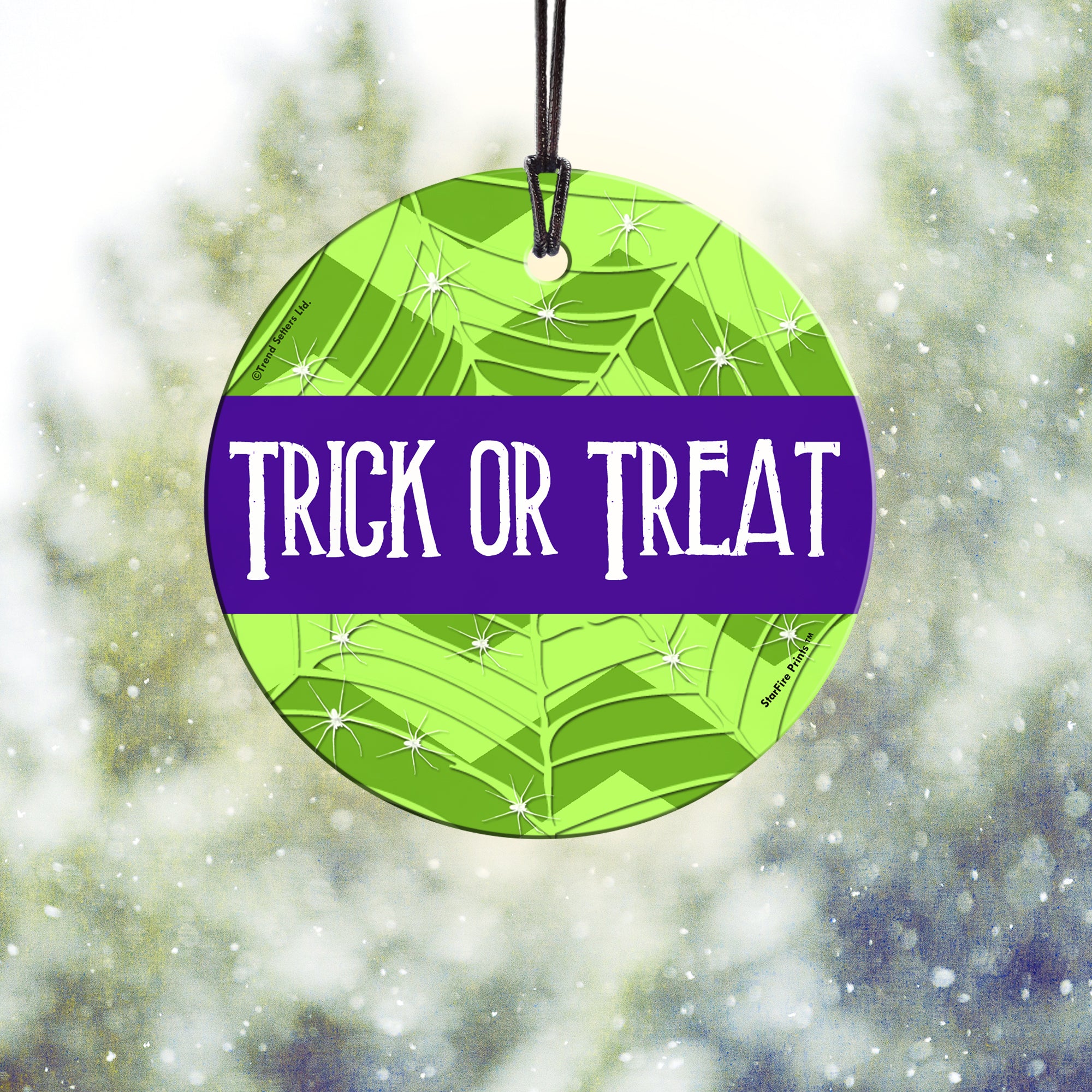 Halloween Collection (Trick or Treat) StarFire Prints™ Hanging Glass Print SPCIR565