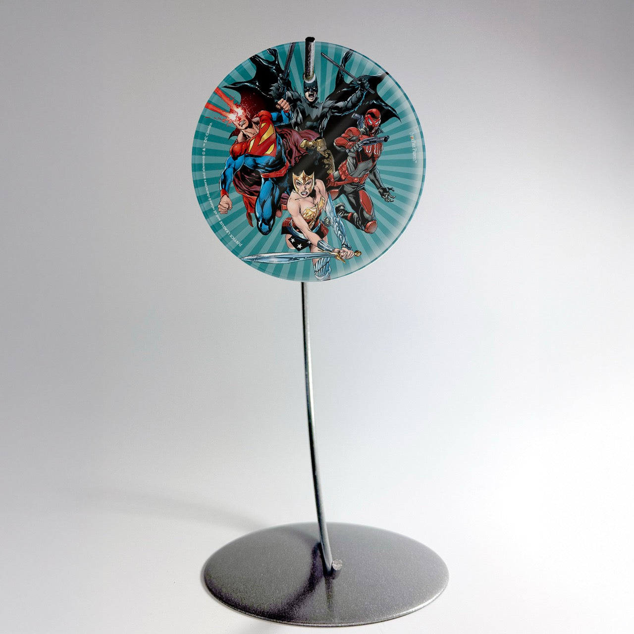 Justice League (Team-Up) StarFire Prints™ Glass Art SPCIR644