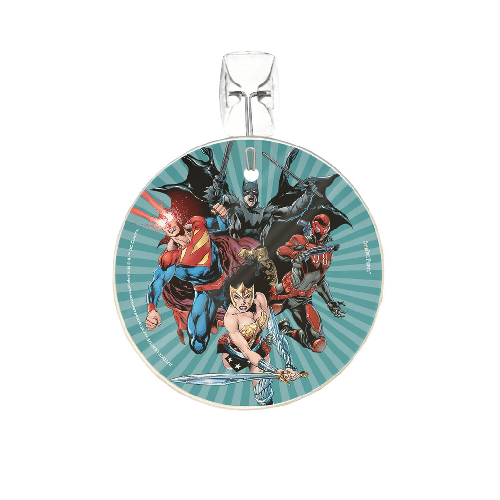 Justice League (Team-Up) StarFire Prints™ Glass Art SPCIR644
