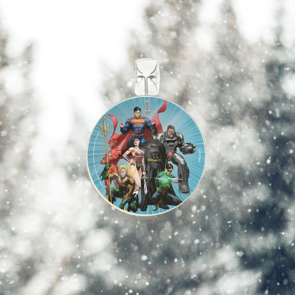 Justice League (Strength in Unity) StarFire Prints™ Glass Art SPCIR645