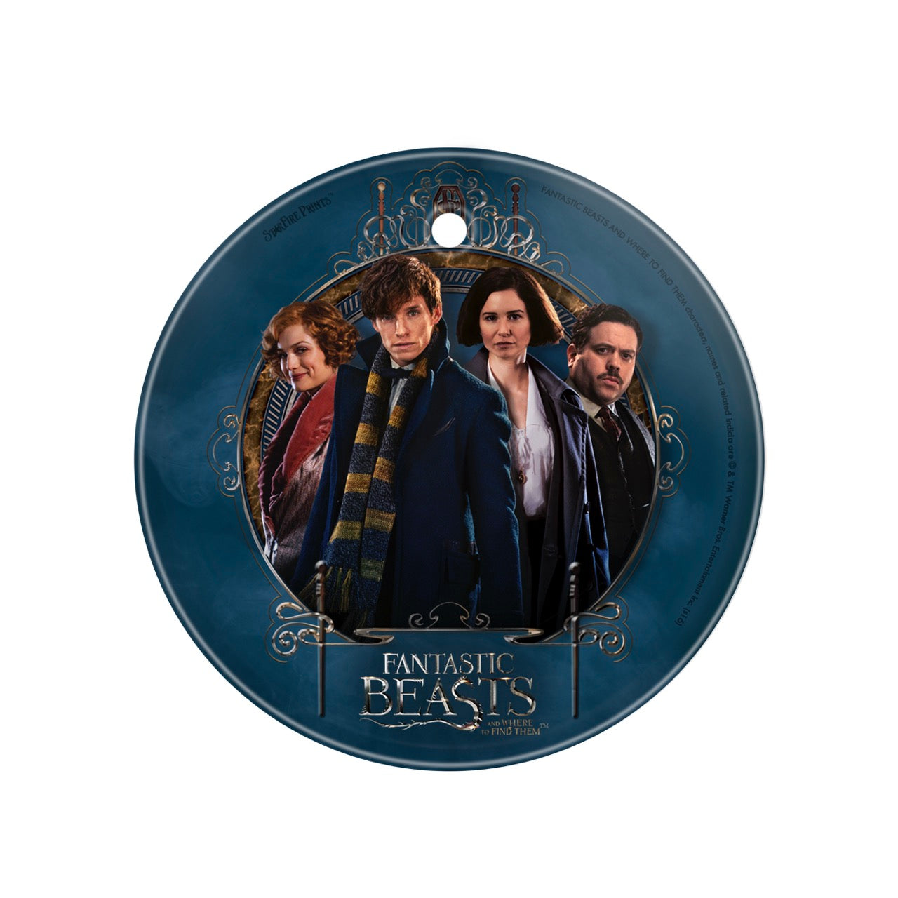 Fantastic Beasts and Where to Find Them (Newt and Friends) StarFire Prints™ Glass Art SPCIR662