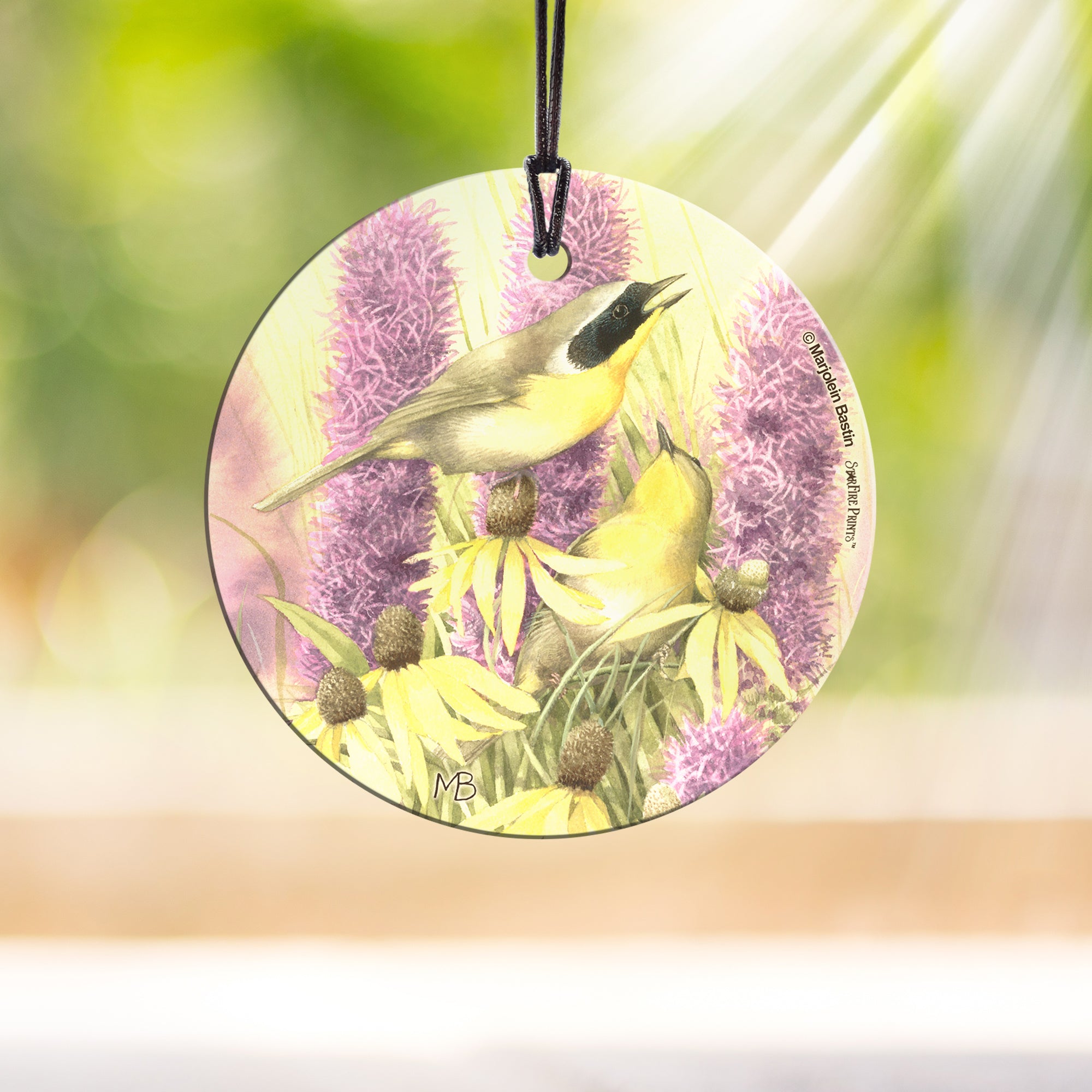 Marjolein Bastin (Spring Birds) StarFire Prints™ Hanging Glass Print SPCIR674