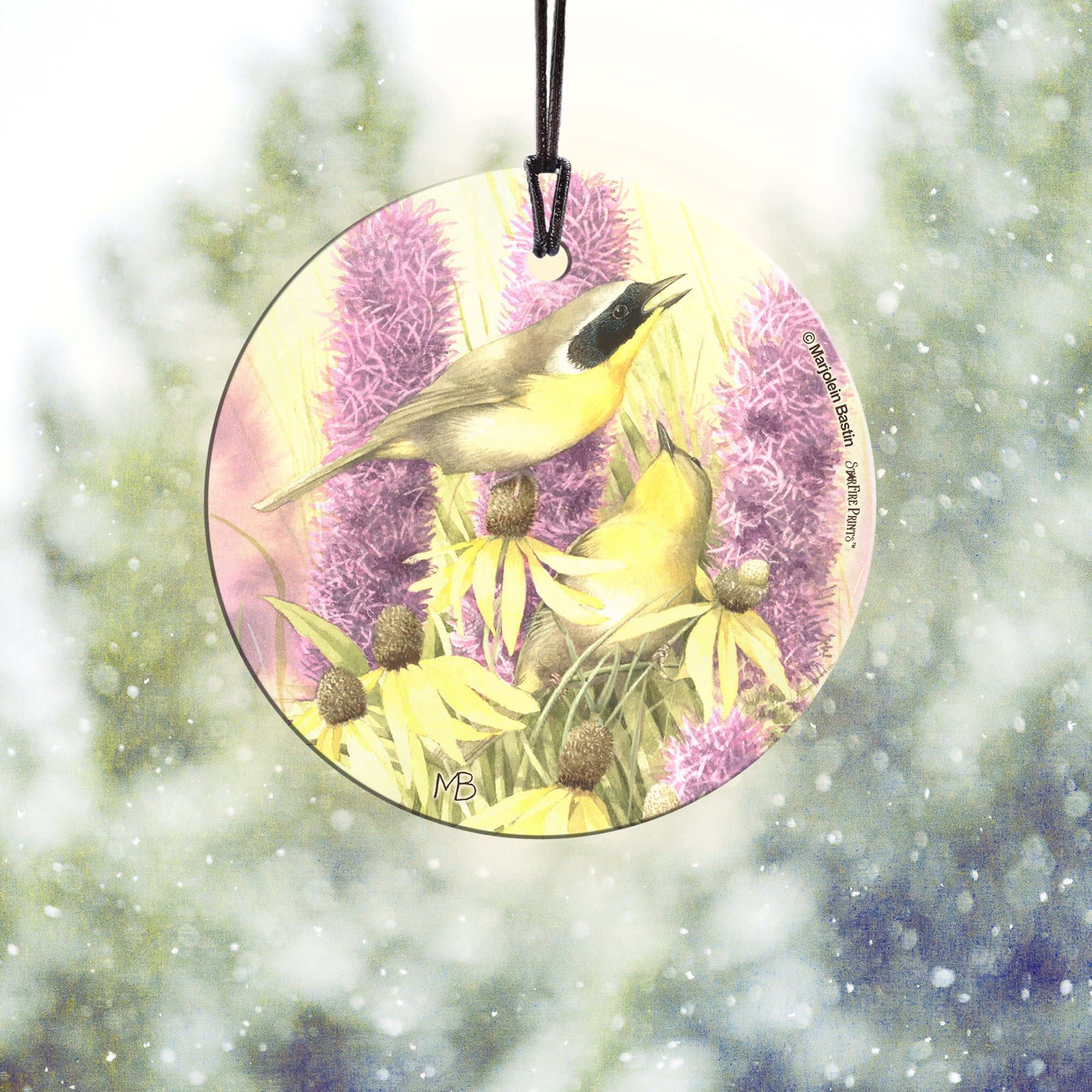 Marjolein Bastin (Spring Birds) StarFire Prints™ Hanging Glass Print SPCIR674