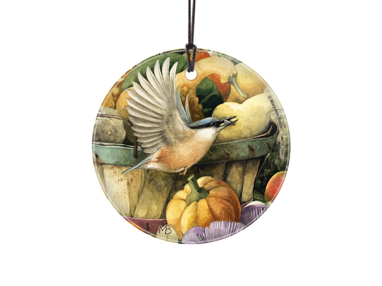Marjolein Bastin (Fall Bird) StarFire Prints™ Hanging Glass Print SPCIR675