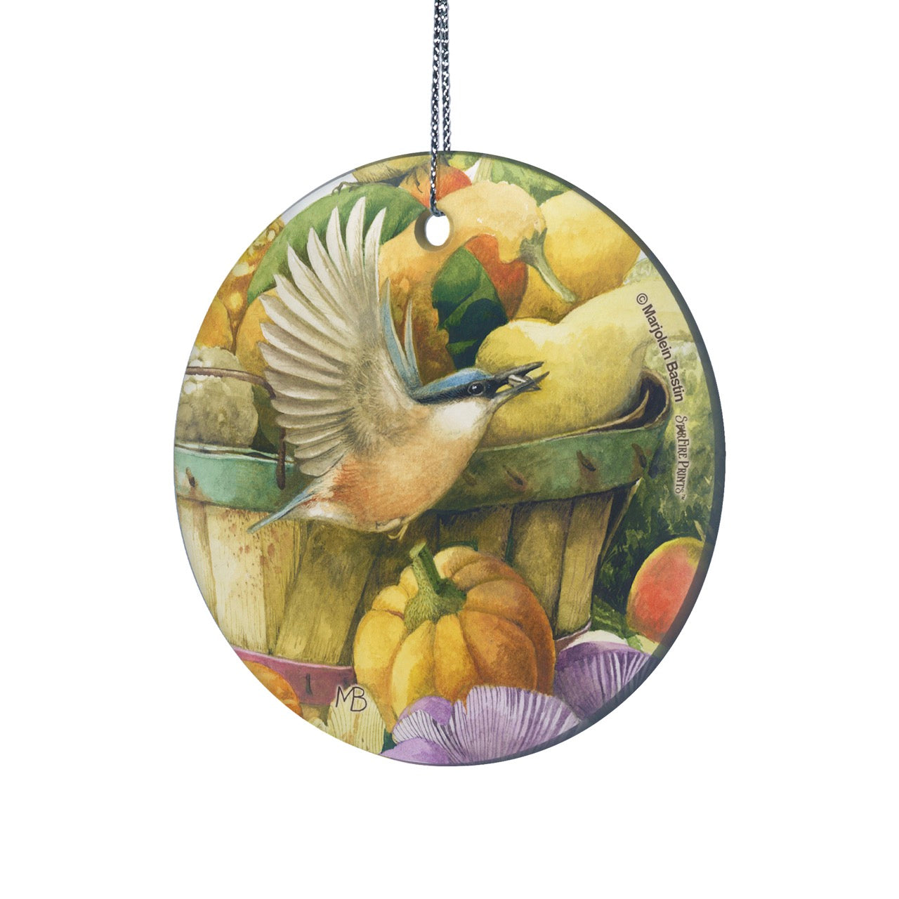 Marjolein Bastin (Fall Bird) StarFire Prints™ Hanging Glass Print SPCIR675