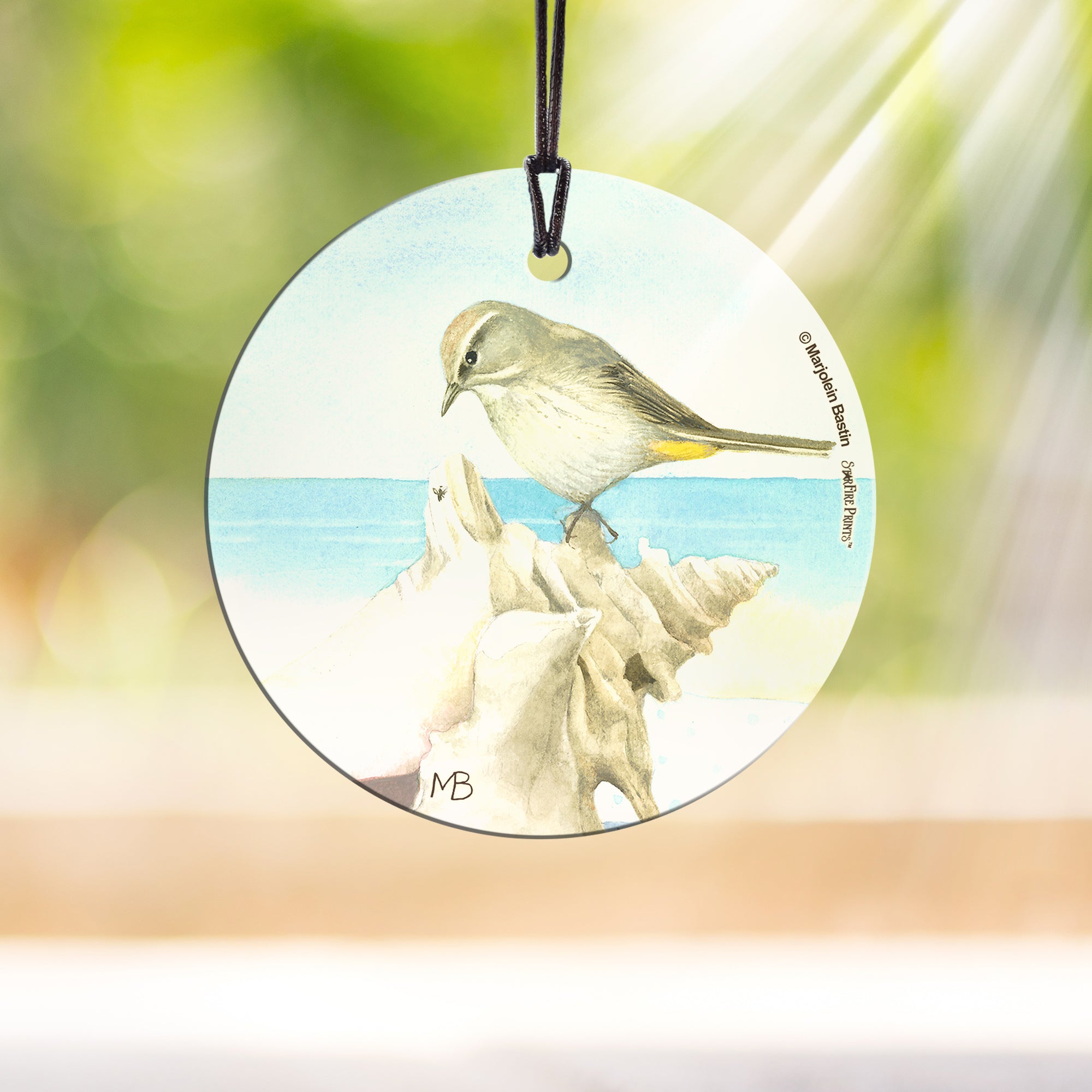 Marjolein Bastin (Bird and Shell) StarFire Prints™ Hanging Glass Print SPCIR677