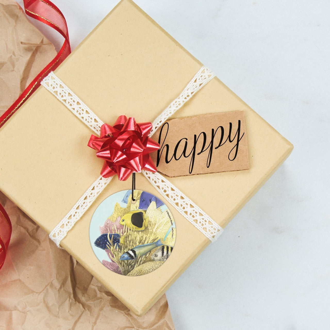 Marjolein Bastin (Fish) StarFire Prints™ Hanging Glass Print SPCIR679