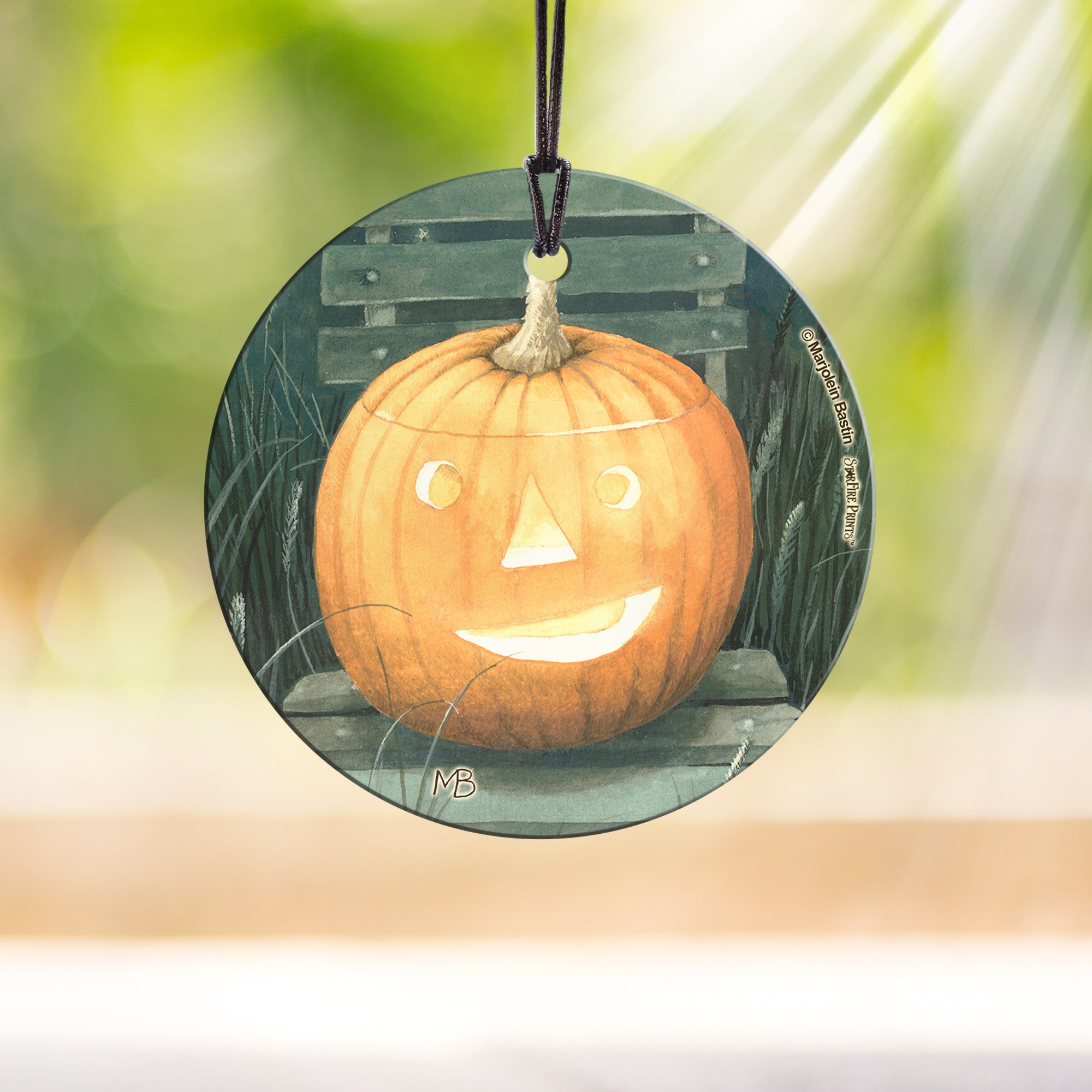 Marjolein Bastin (Pumpkin) StarFire Prints™ Hanging Glass Print SPCIR680