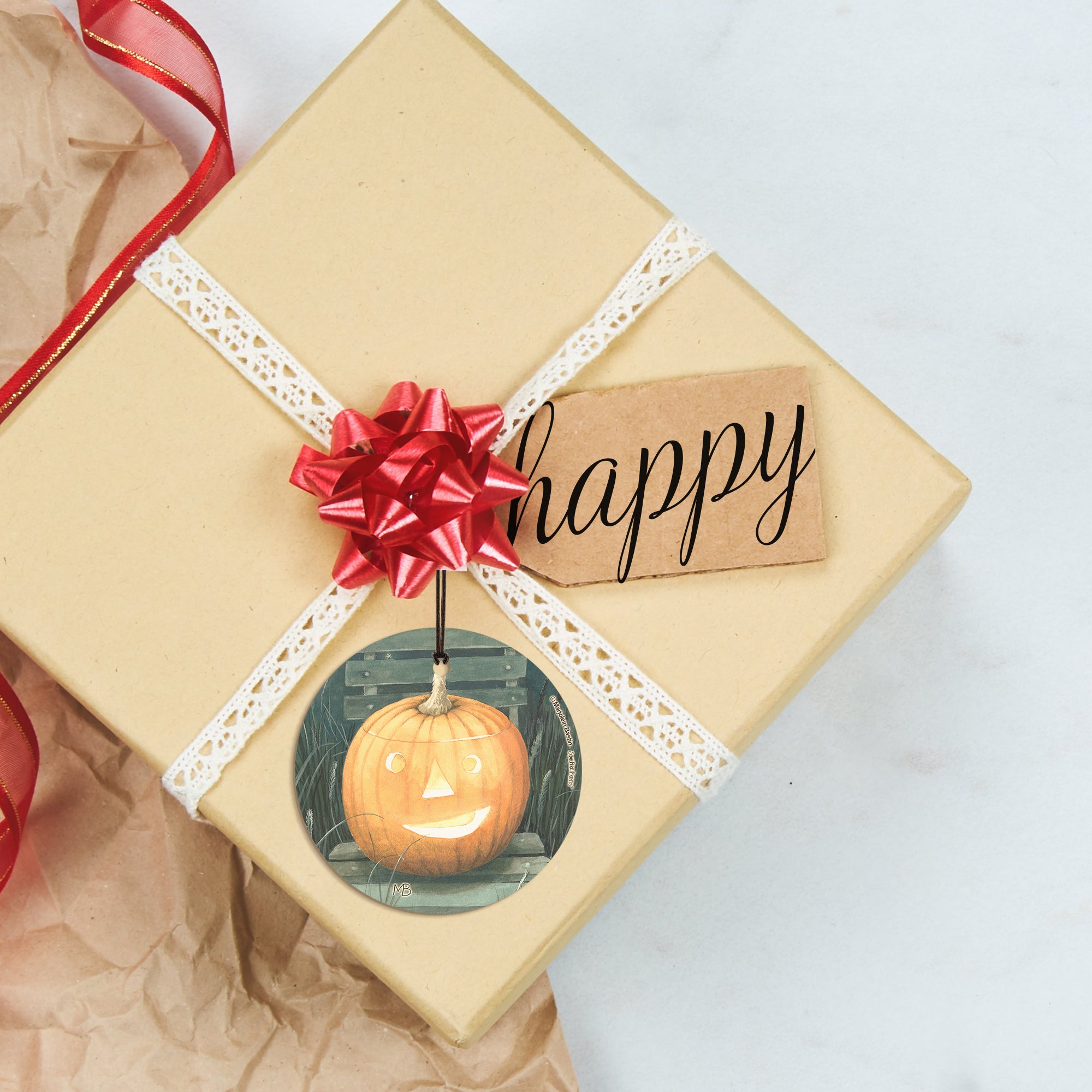 Marjolein Bastin (Pumpkin) StarFire Prints™ Hanging Glass Print SPCIR680