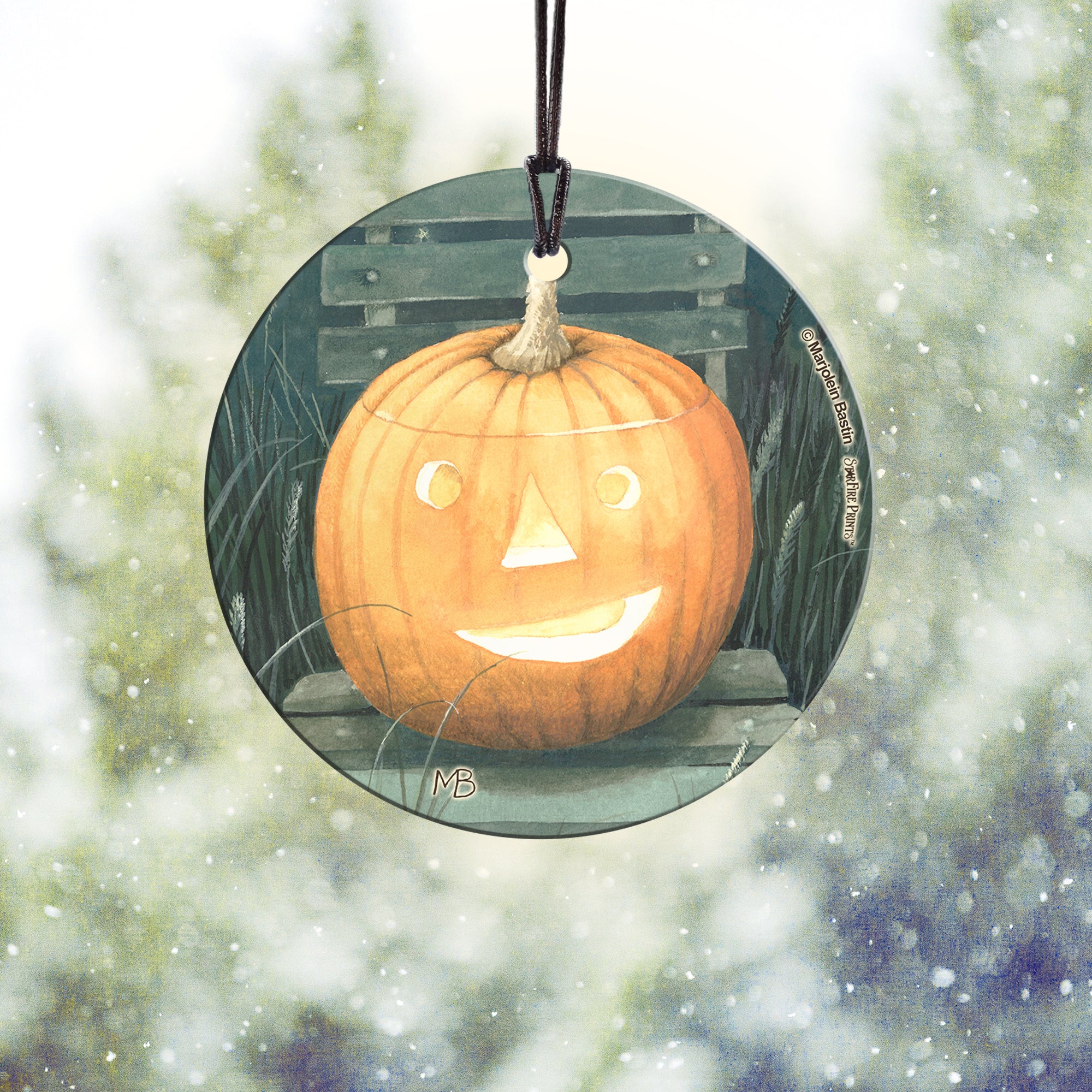 Marjolein Bastin (Pumpkin) StarFire Prints™ Hanging Glass Print SPCIR680