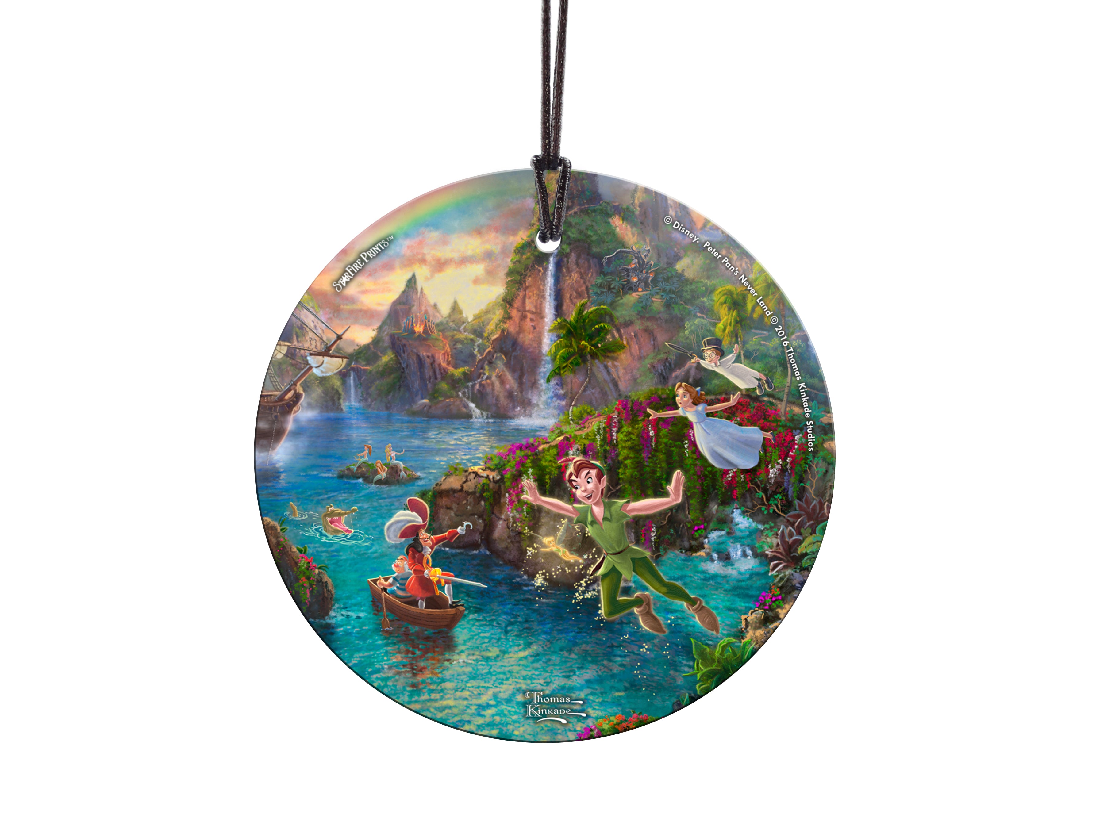 Disney (Peter Pans Never Land) StarFire Prints™ Hanging Glass Print SPCIR688