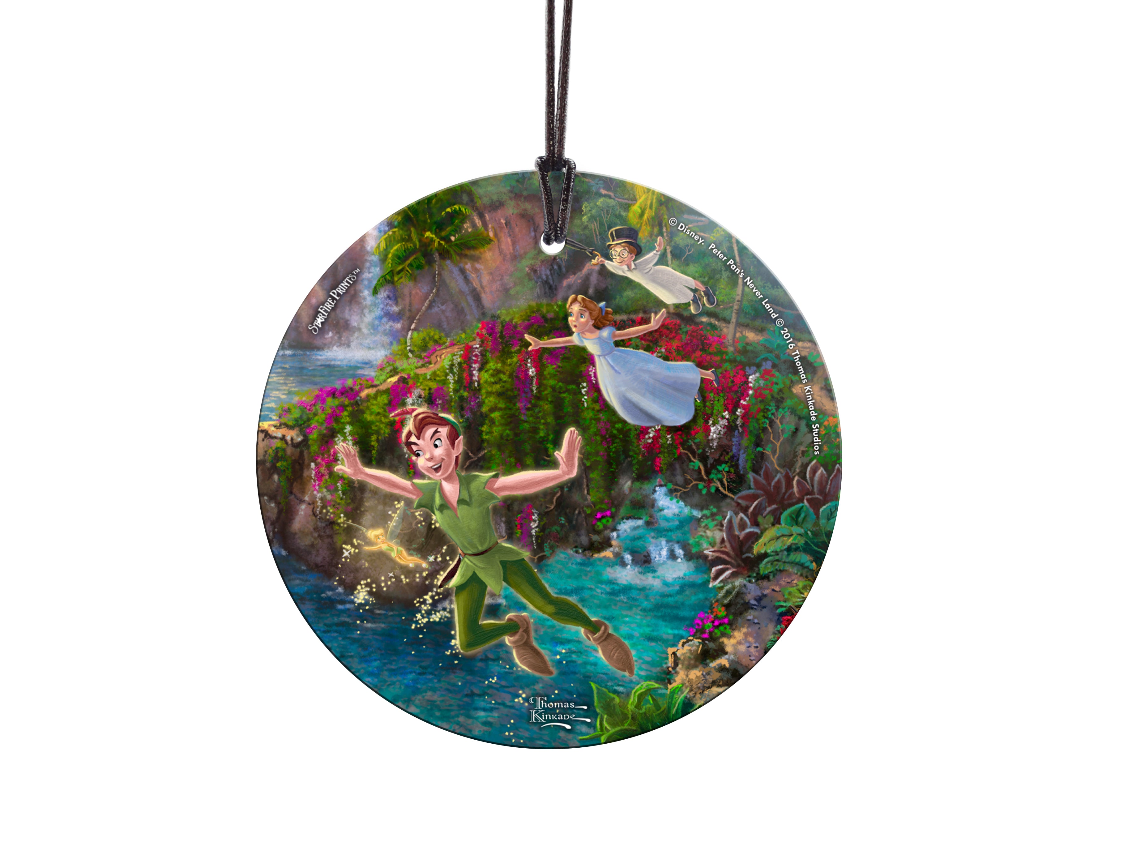 Disney (Peter Pan - Peter, Wendy, and John) StarFire Prints™ Hanging Glass Print SPCIR689