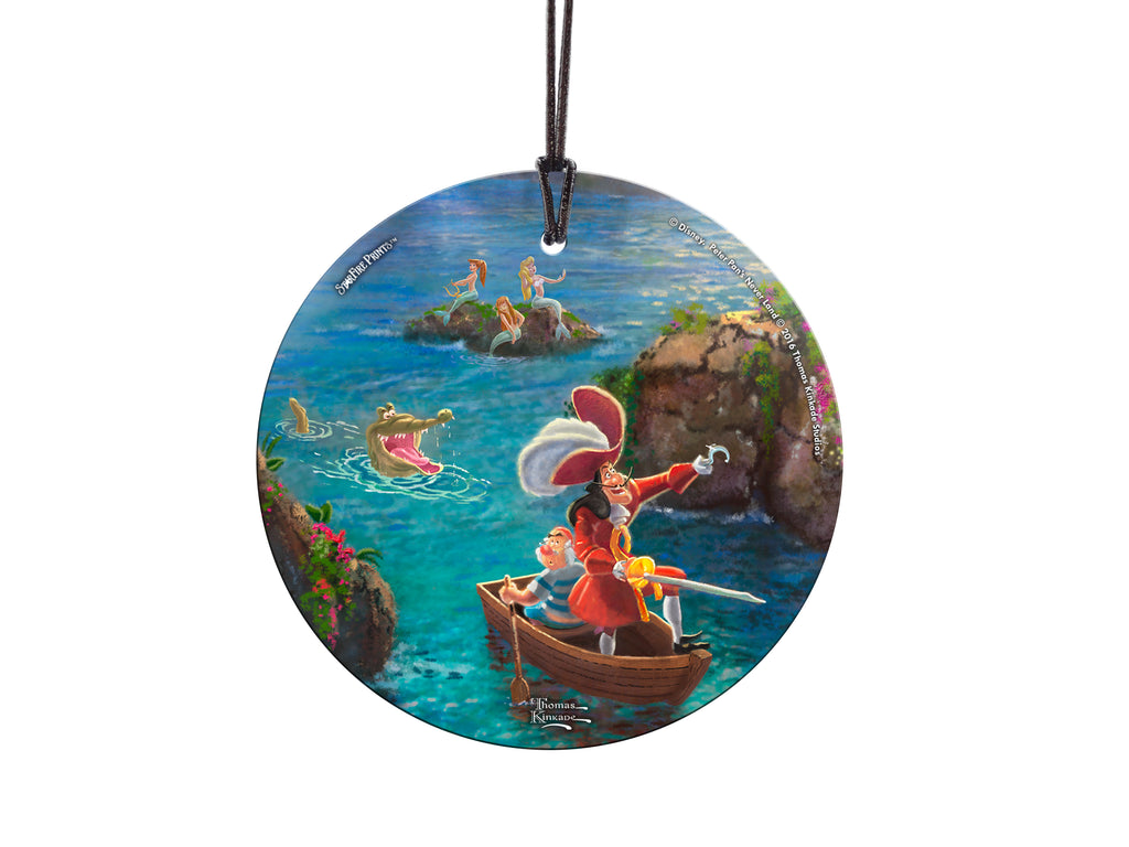 Disney (Peter Pan - Captain Hook and Smee) StarFire Prints™ Hanging Glass Print SPCIR690