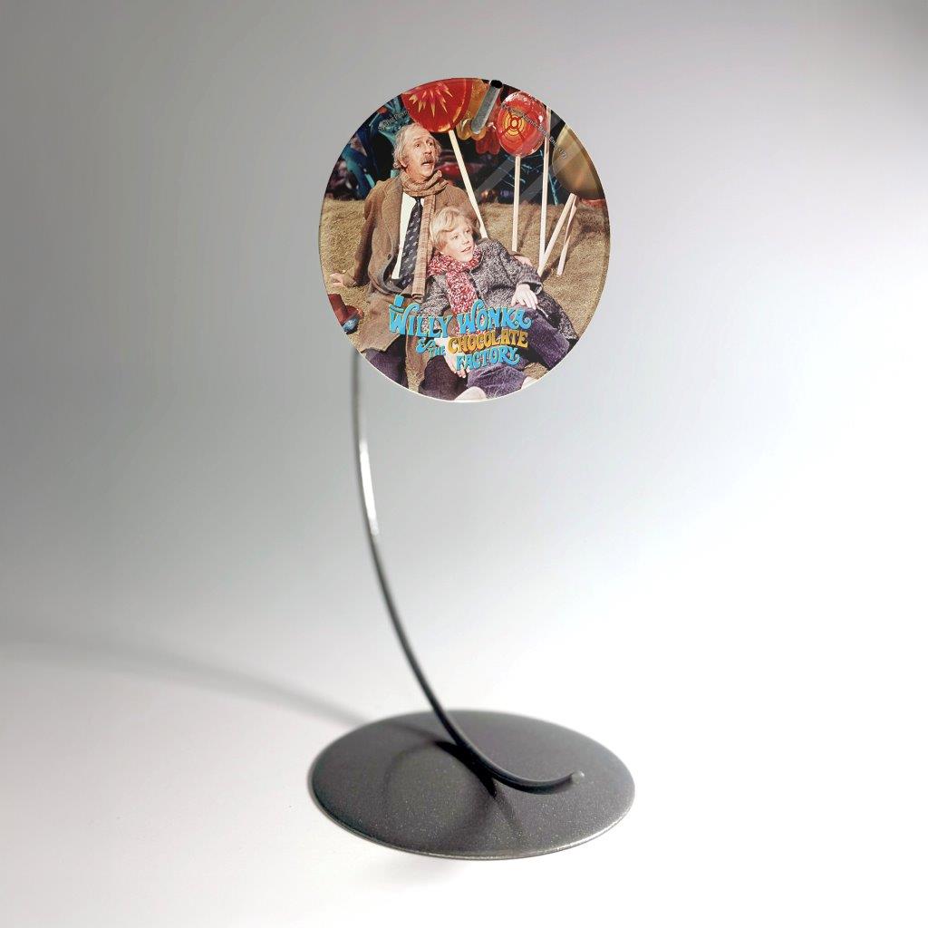 Willy Wonka and the Chocolate Factory (Charlie and Grandpa Joe) StarFire Prints™ Glass Art SPCIR712