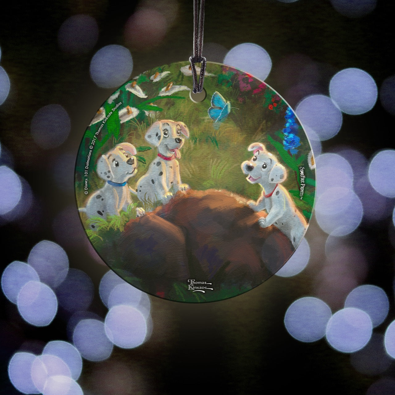 Disney (101 Dalmatians – Puppy Playtime) StarFire Prints™ Hanging Glass Print SPCIR716