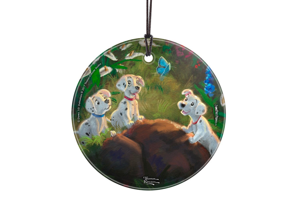 Disney (101 Dalmatians – Puppy Playtime) StarFire Prints™ Hanging Glass Print SPCIR716