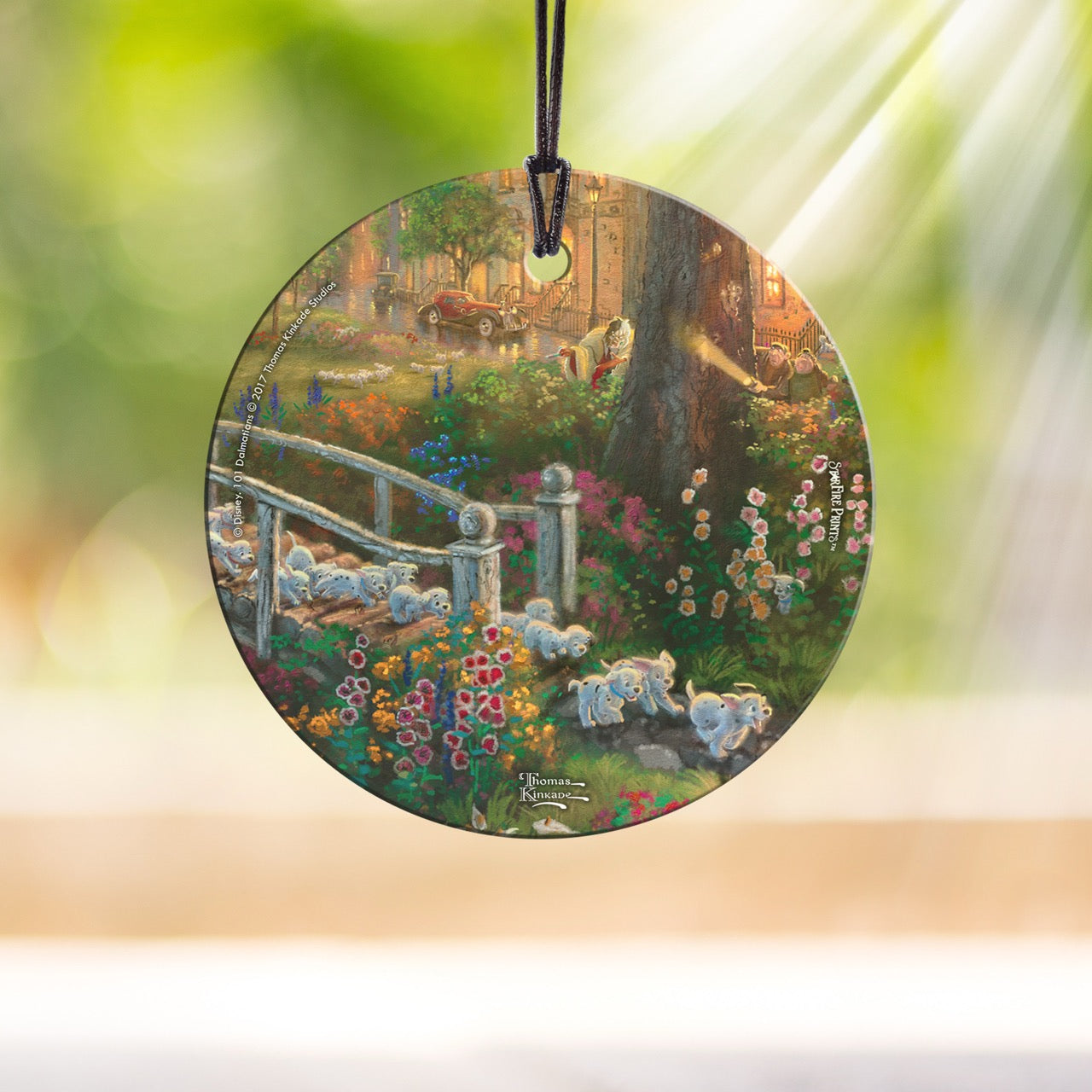 Disney (101 Dalmatians – Puppy Parade) StarFire Prints™ Hanging Glass Print SPCIR717