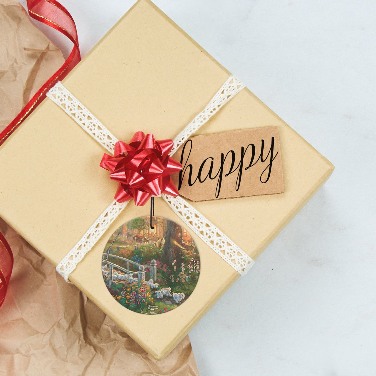 Disney (101 Dalmatians – Puppy Parade) StarFire Prints™ Hanging Glass Print SPCIR717