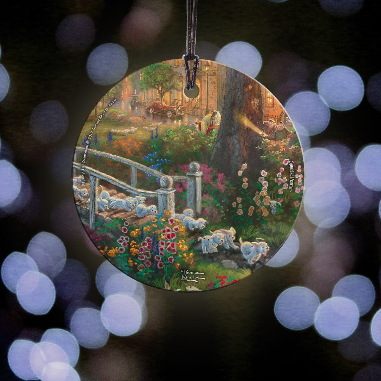 Disney (101 Dalmatians – Puppy Parade) StarFire Prints™ Hanging Glass Print SPCIR717