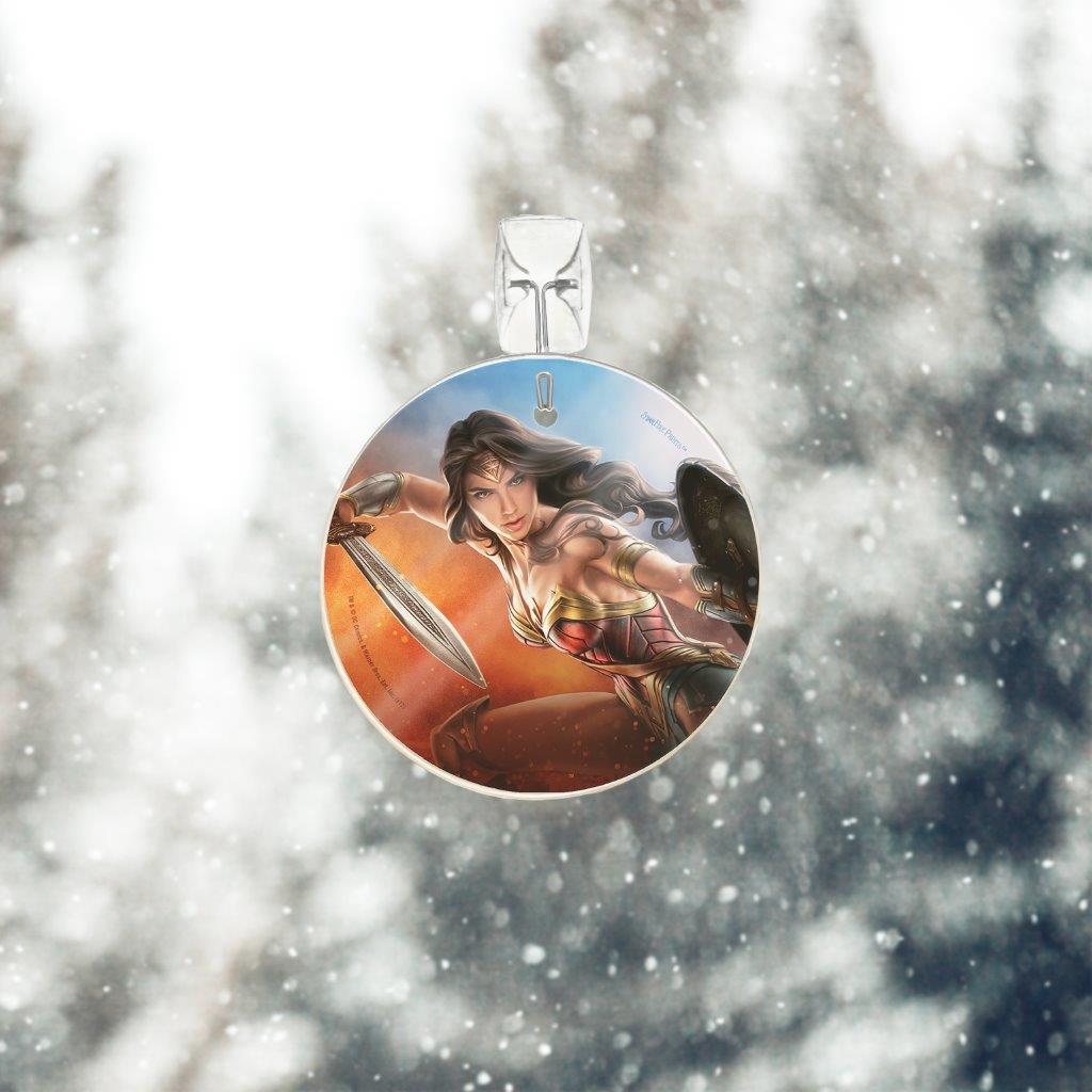 Wonder Woman (The Sword of Justice) StarFire Prints™ Glass Art SPCIR726