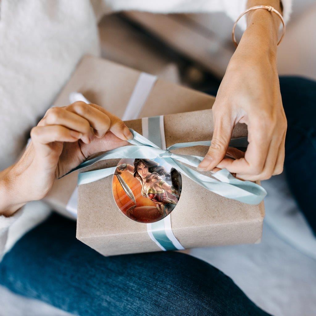 Wonder Woman (The Sword of Justice) StarFire Prints™ Glass Art SPCIR726