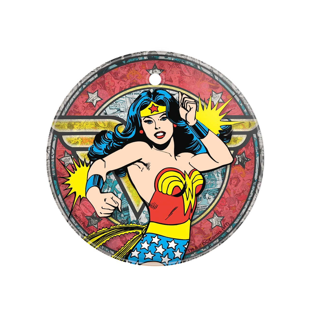 DC Comics (Wonder Woman Retro) StarFire Prints™ Glass Art SPCIR727