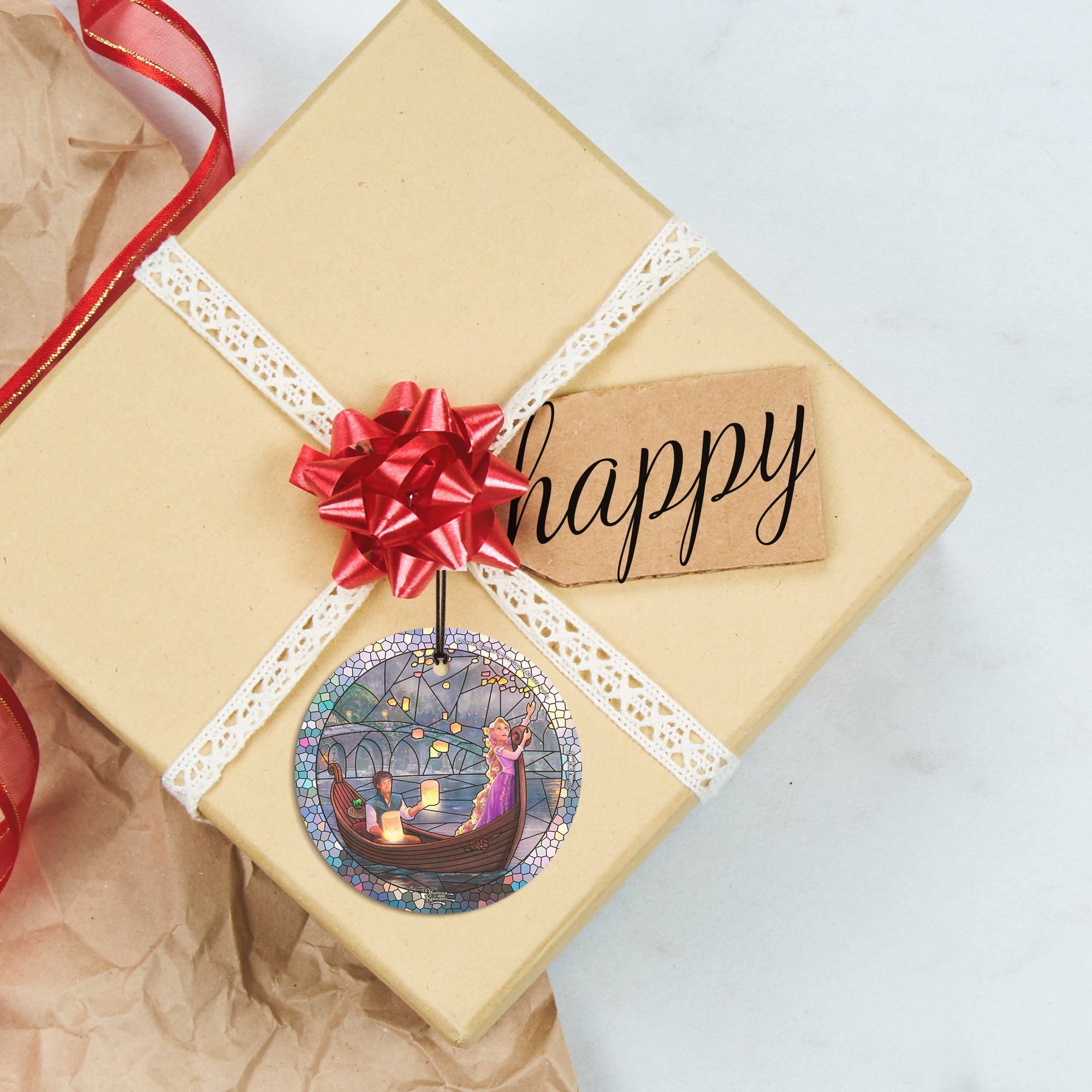 Disney (Tangled - Stained Glass) StarFire Prints™ Hanging Glass Print SPCIR731