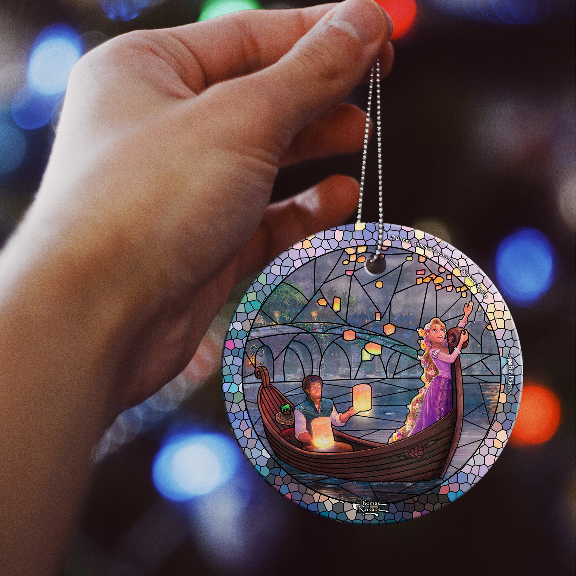 Disney (Tangled - Stained Glass) StarFire Prints™ Hanging Glass Print SPCIR731