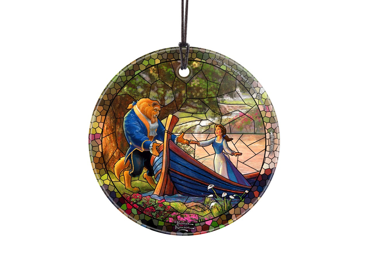 Disney (Beauty and the Beast – Boat Ride) StarFire Prints™ Hanging Glass Print SPCIR732