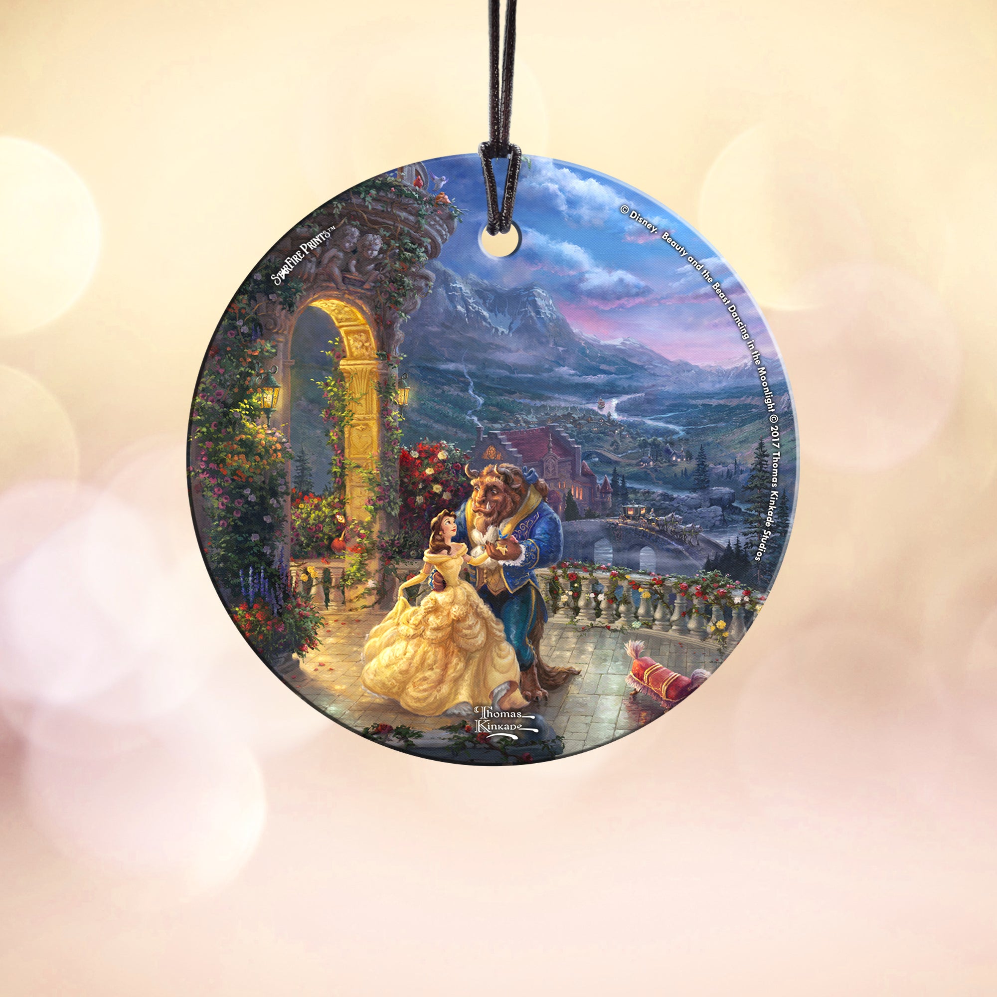 Disney (Beauty and the Beast) StarFire Prints™ Hanging Glass Print SPCIR736