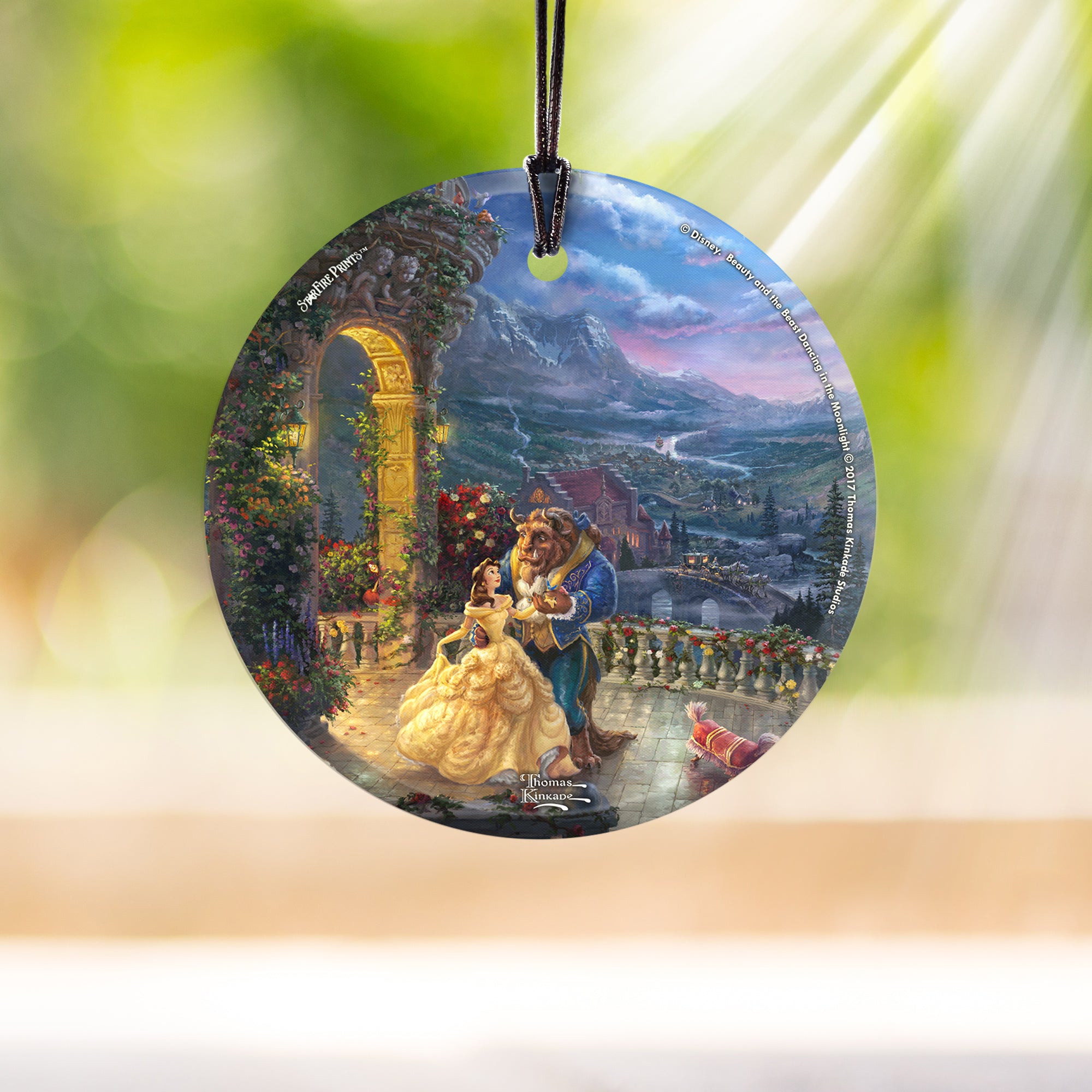 Disney (Beauty and the Beast) StarFire Prints™ Hanging Glass Print SPCIR736