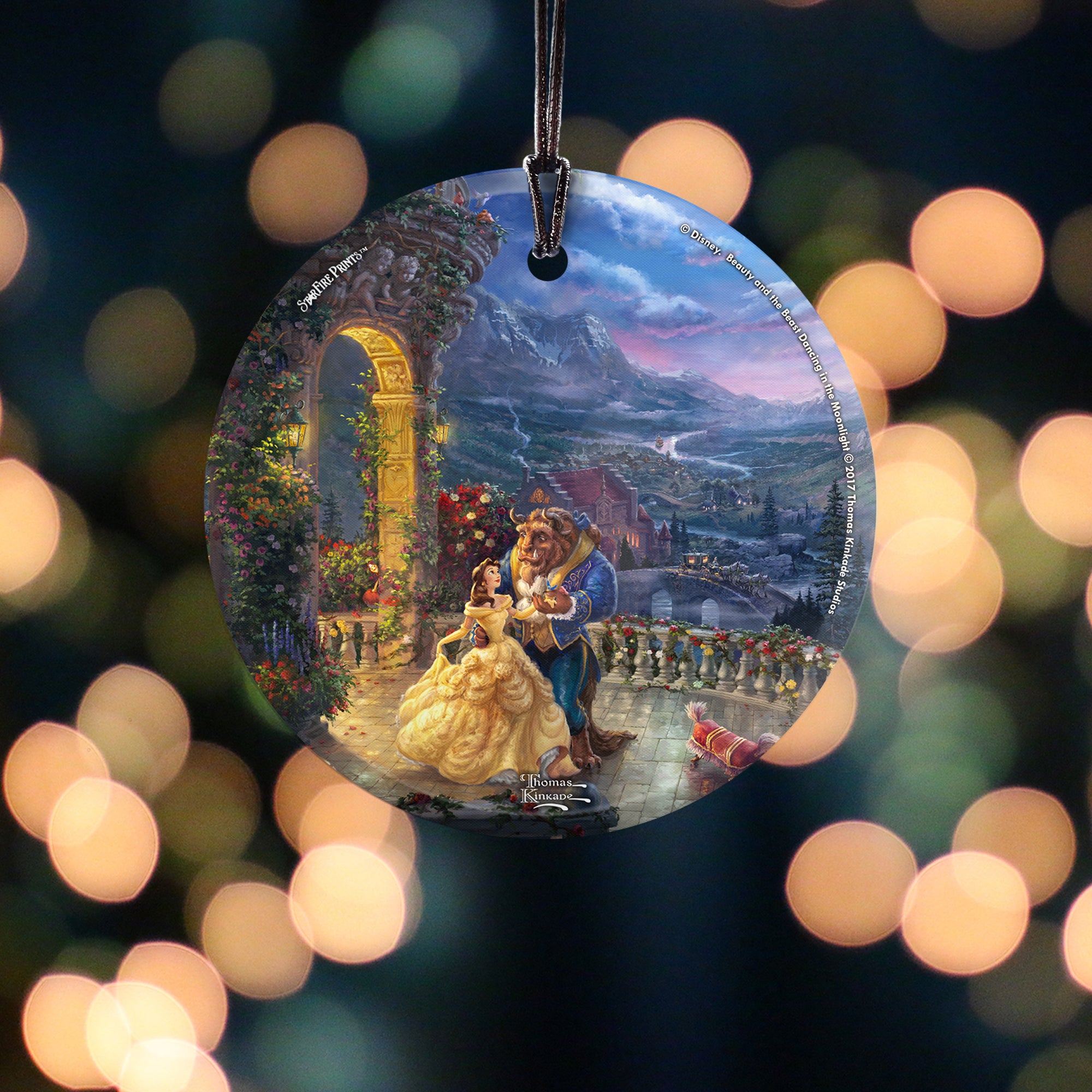 Disney (Beauty and the Beast) StarFire Prints™ Hanging Glass Print SPCIR736