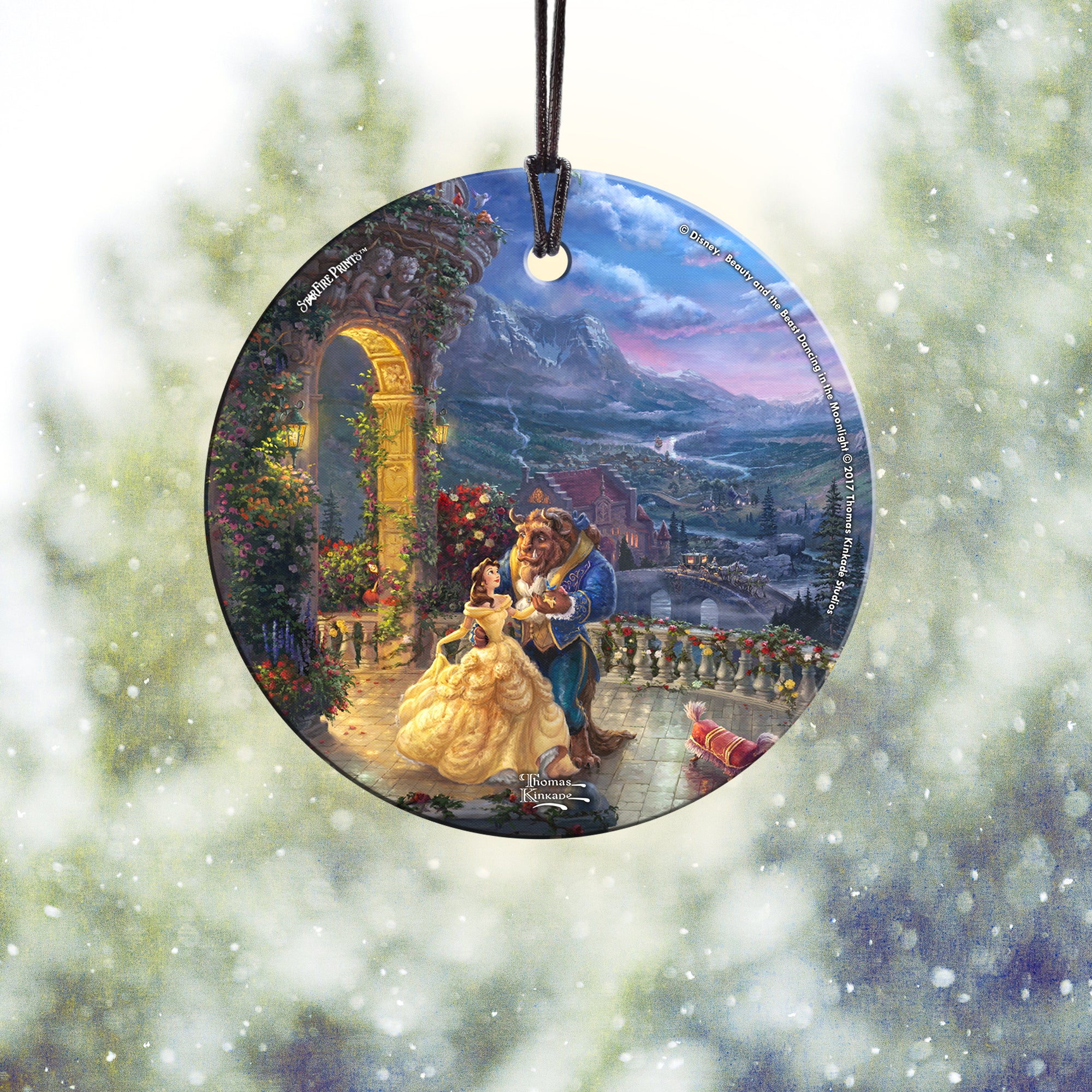 Disney (Beauty and the Beast) StarFire Prints™ Hanging Glass Print SPCIR736