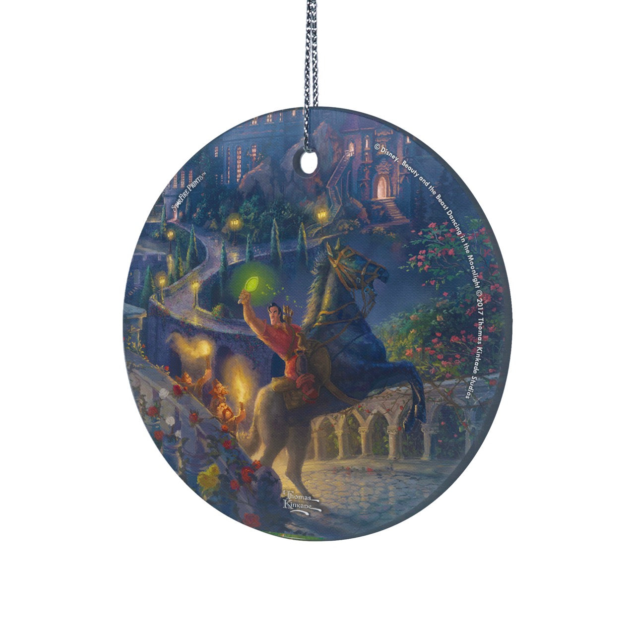 Disney (Beauty and the Beast – The Enchanted Pursuit) StarFire Prints™ Hanging Glass Print SPCIR740