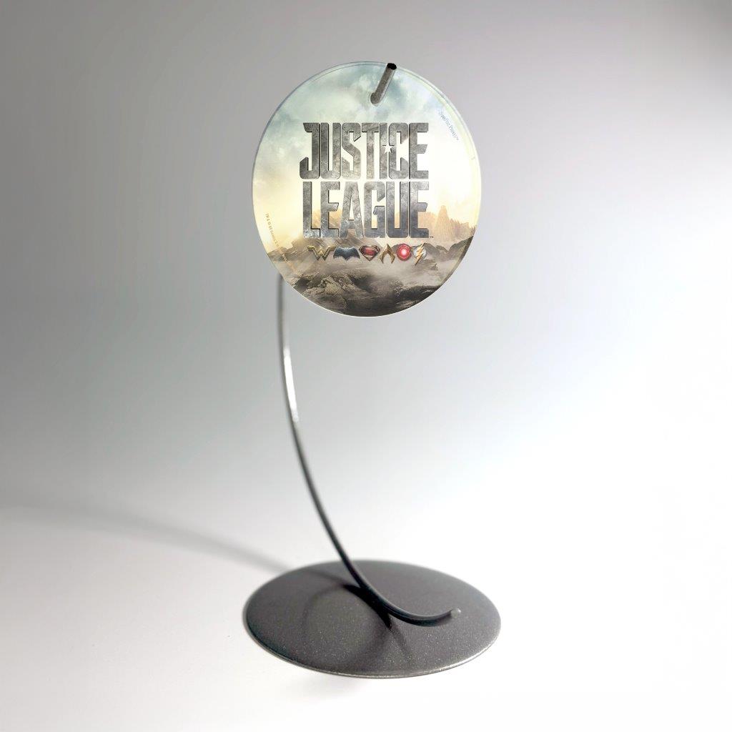 Justice League (Logo) StarFire Prints™ Glass Art SPCIR750