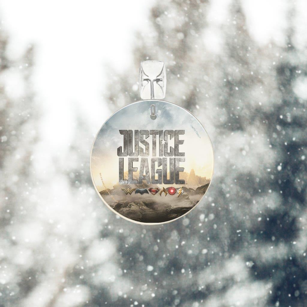 Justice League (Logo) StarFire Prints™ Glass Art SPCIR750