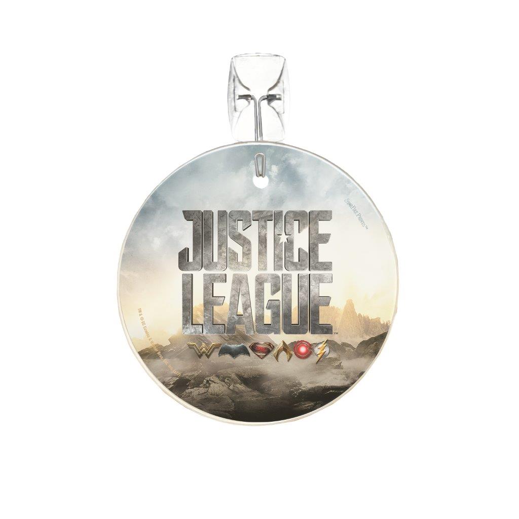 Justice League (Logo) StarFire Prints™ Glass Art SPCIR750