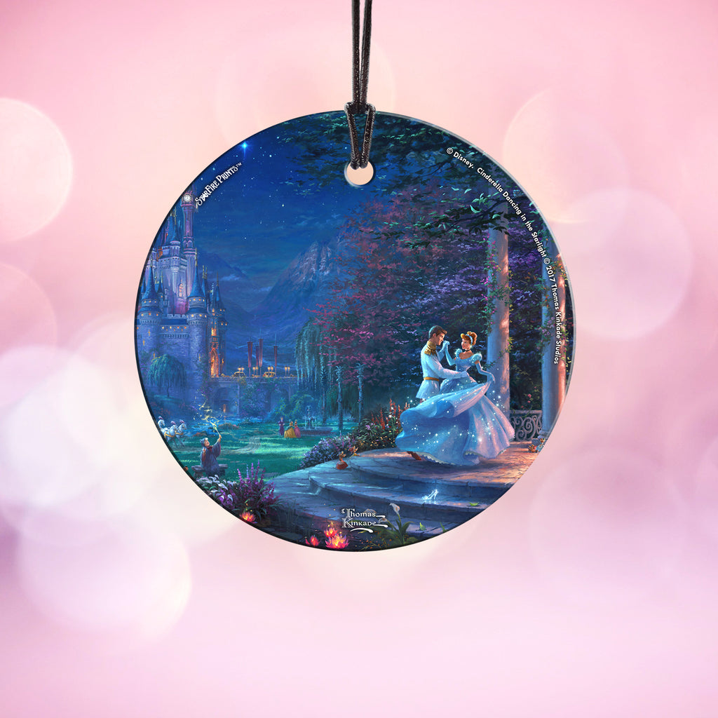 Disney (Cinderella Dancing in the Starlight) StarFire Prints™ Hanging Glass Print SPCIR752