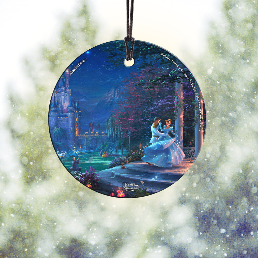 Disney (Cinderella Dancing in the Starlight) StarFire Prints™ Hanging Glass Print SPCIR752