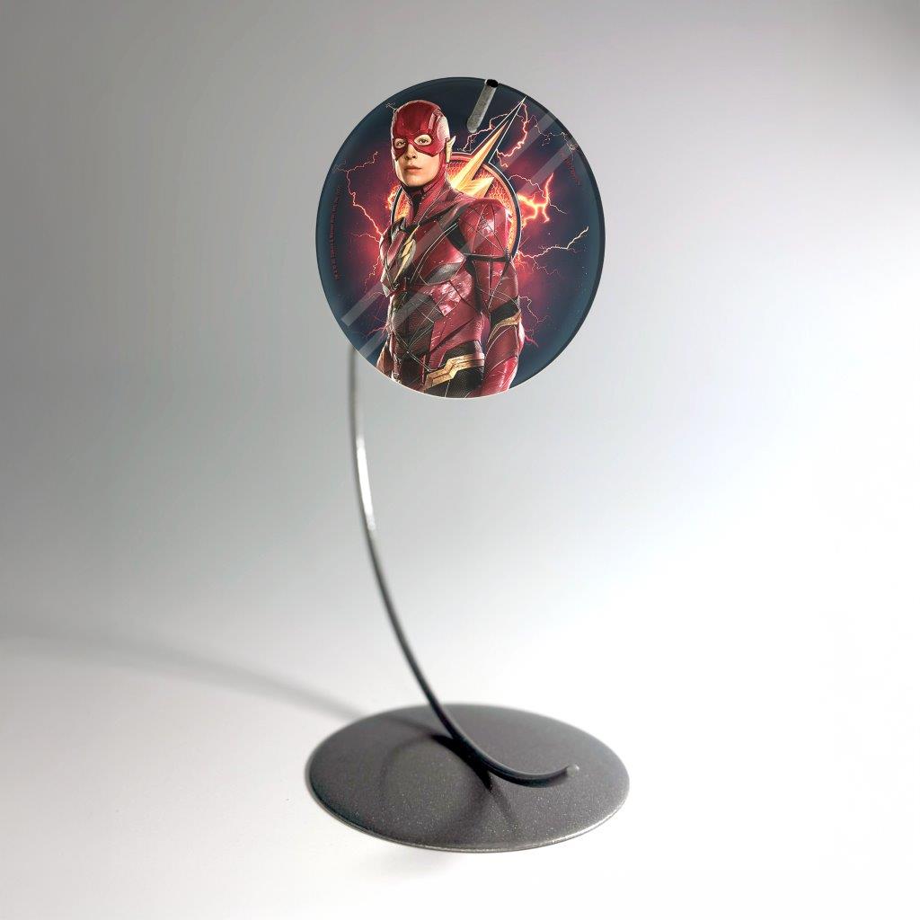 Justice League (Flash) StarFire Prints™ Glass Art SPCIR759