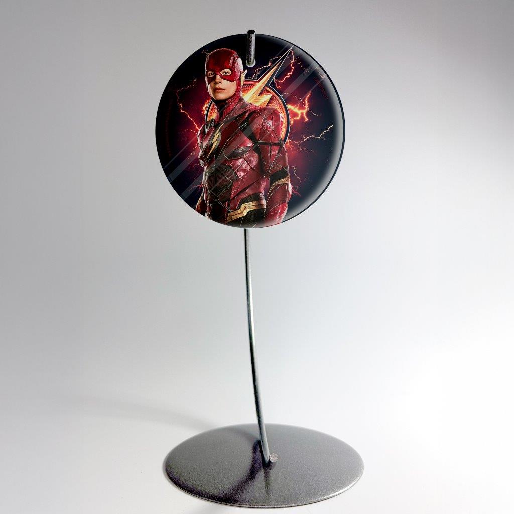 Justice League (Flash) StarFire Prints™ Glass Art SPCIR759