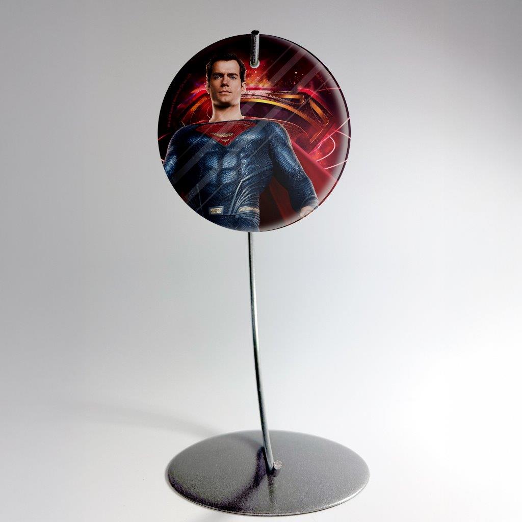 Justice League (Superman) StarFire Prints™ Glass Art SPCIR760
